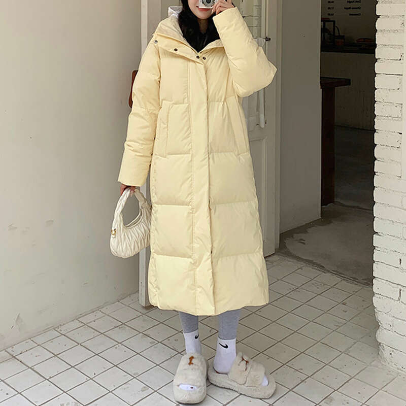 Mid-Length for Women, High-End Duck Down, 2024 Winter New Fashion Women's Down Jacket HD