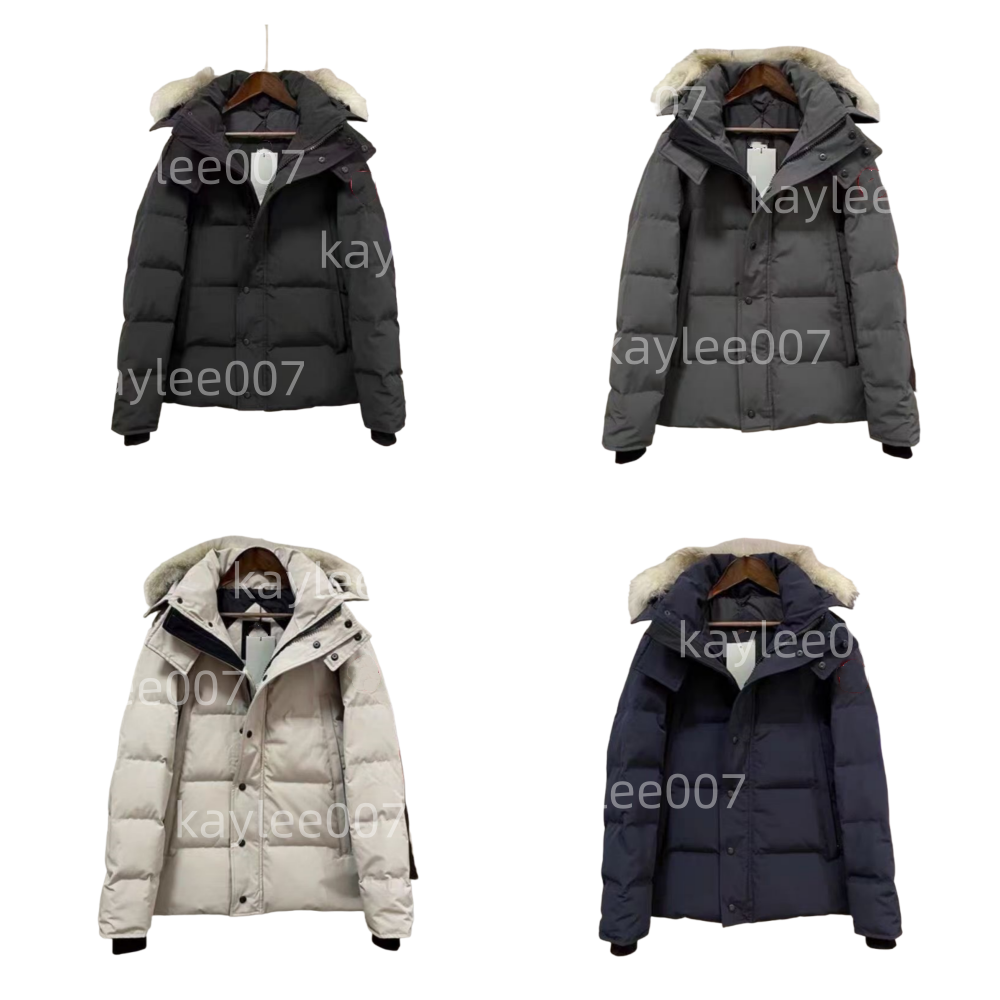 Designer winter puffer jacket mens down jacket men women parka Outerwear outdoor Wolf Fur Hooded black jackets womens parkas classic coat winterjacke coats 09