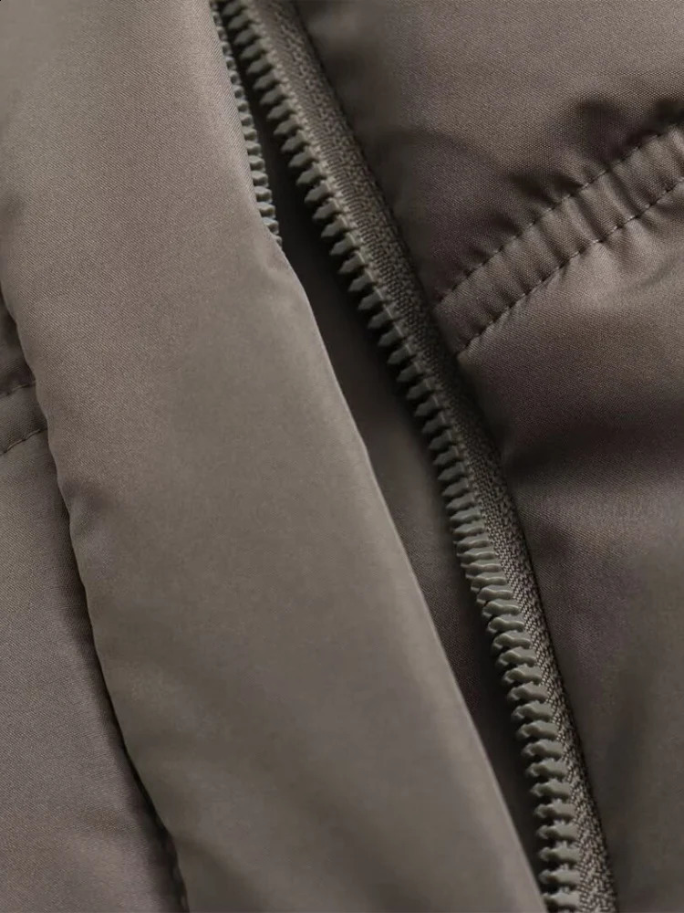 European and American style womens clothing cotton short hooded thick jacket coat 250911