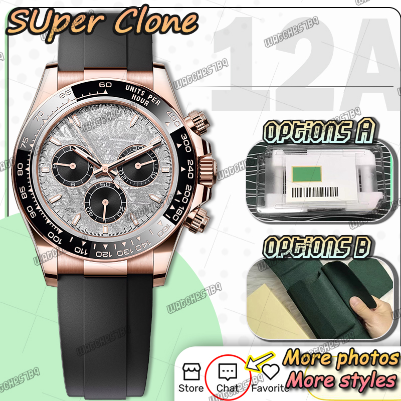 Mens Designer Watches Men Top Super Quality Clean Factory 40MM Cal.4131 Automatic Mechanical Watch 904L Stainless Steel Sapphire Waterproof 100M Send 