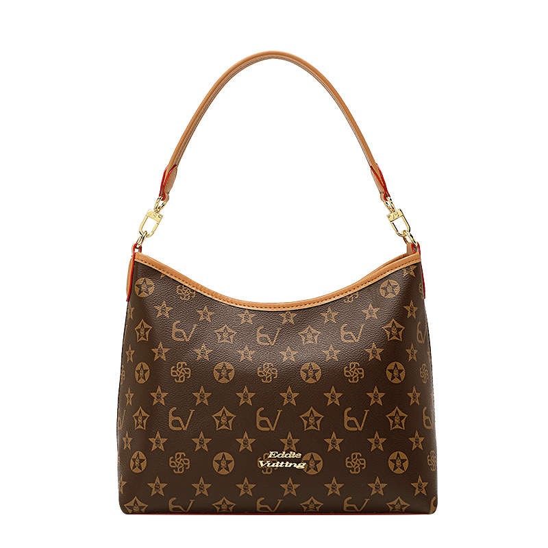 free shipping designer bag Soft leather high quality wandering bag versatile large capacity vintage tote bag