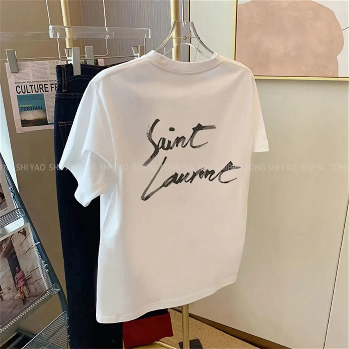 Oversize shortsleeved tshirt womens and mens summer 2025 n trendy loose lazy unique chic top 250821