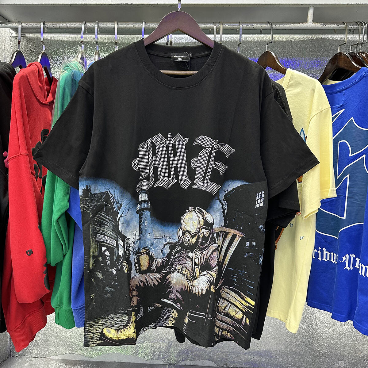 Emotions Mens T Shirt Designer Shirt Women Graphic Tee Sports Clothing Clothes Tshirts Cotton Street Gothic Graphic Cropped Man Shorts Sleeveds Tee S--XL CP002