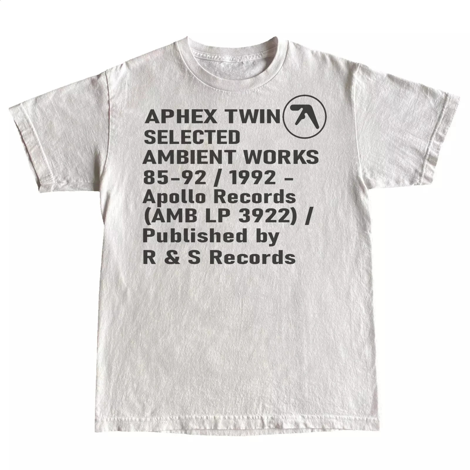 Aphex Twin Selected Ambient Works Cotton T-shirt Unisex Men Women Short Sleeve Arrival Fashion Tee Casual Daily Tops 250822