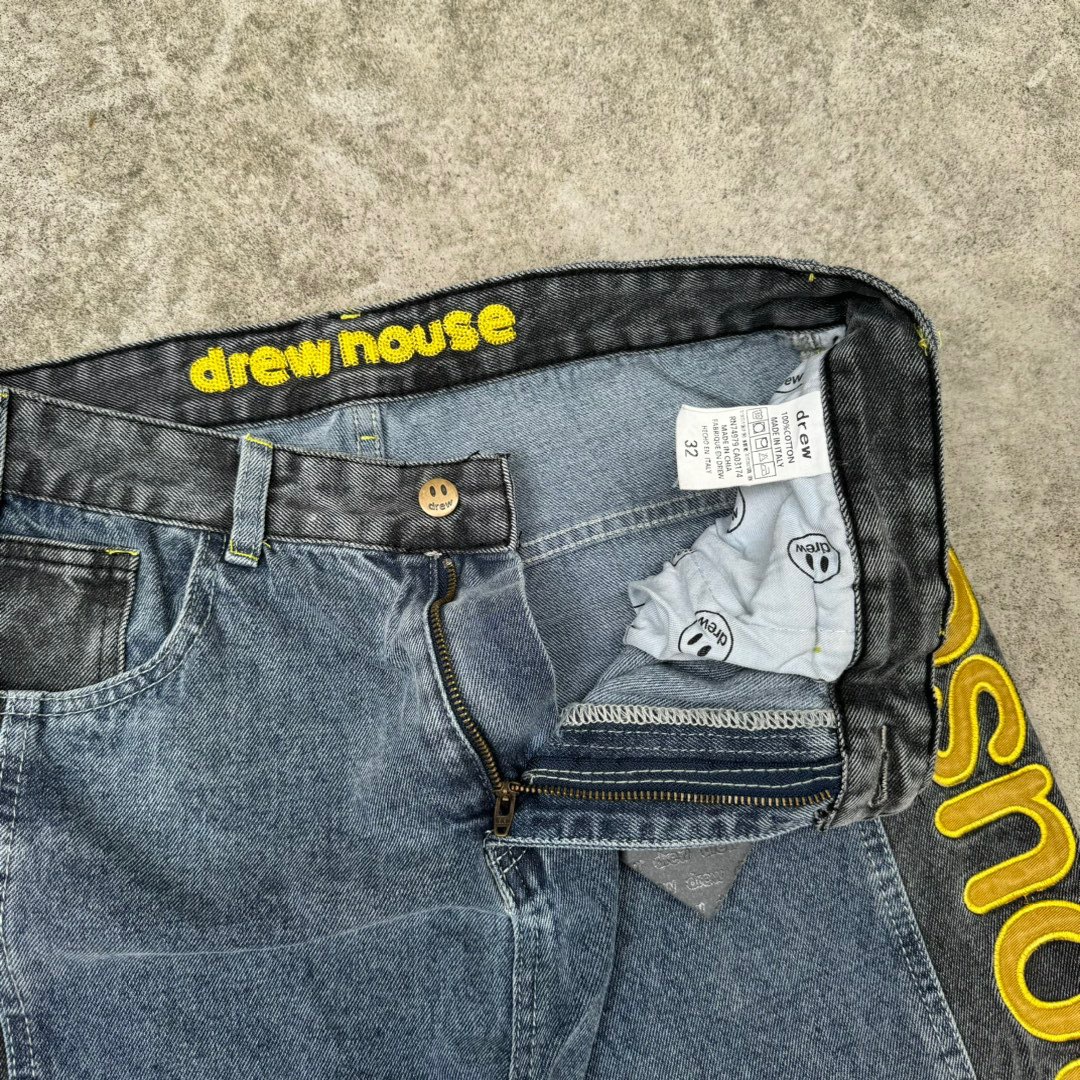 DREW HOUSE Design Jeans for Men and Women Casual Pants