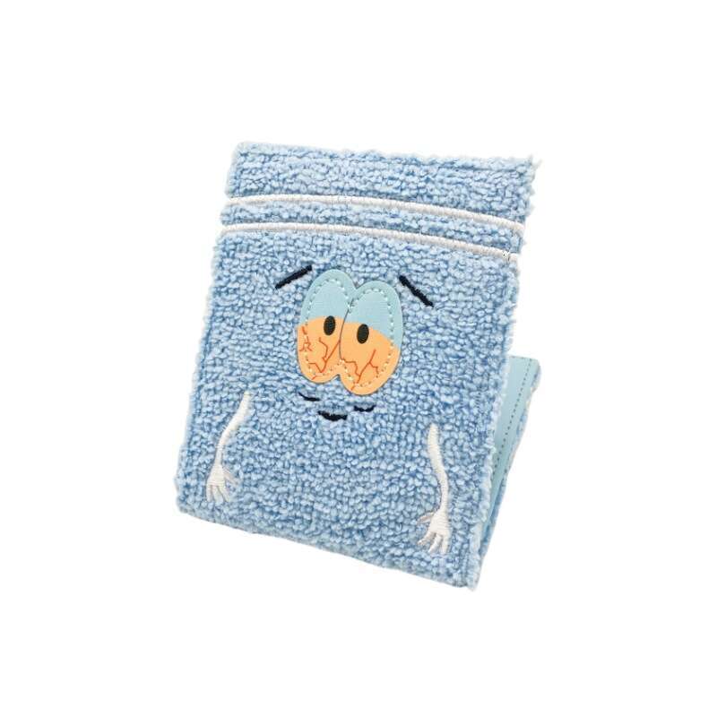 South Park Towel Wallet Fabric Embroidery Anime Fashion Wallet, Short Style 80% off Men