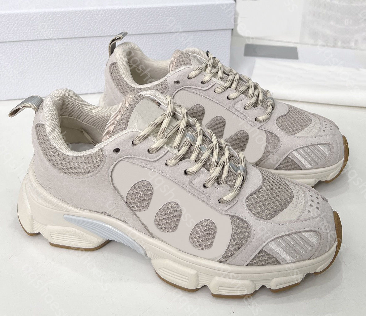 chrono sneakers Designer Women Men Mesh chrono sneaker Calfskin Shoes Top-Quality outdoors Training shoe 36-46