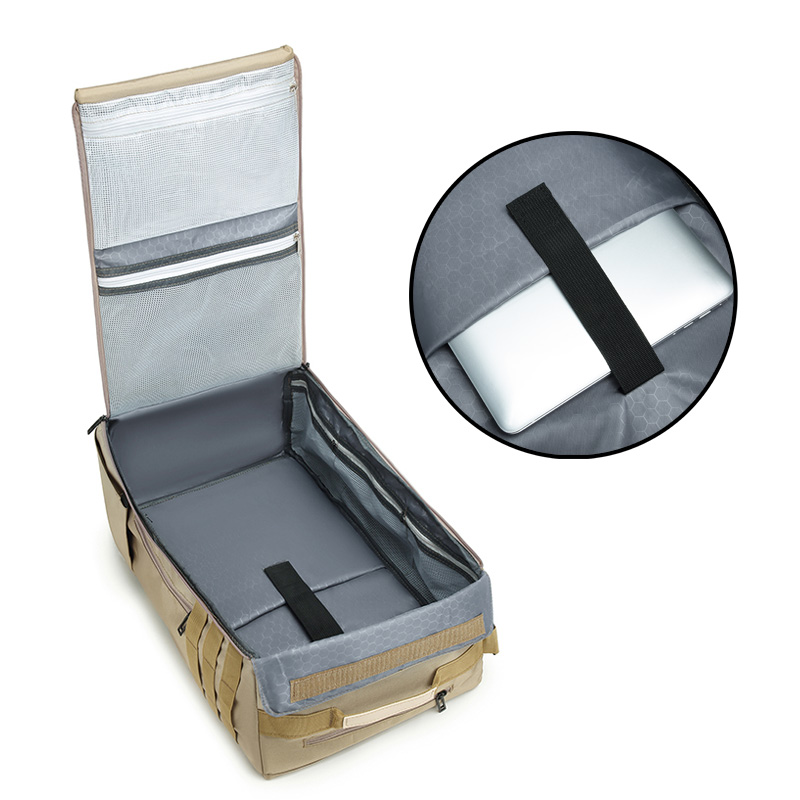 Sturdy Heavy-Duty Camping Bag Featuring Strategic Storage Pockets Suitable for Aerial Photography Equipment