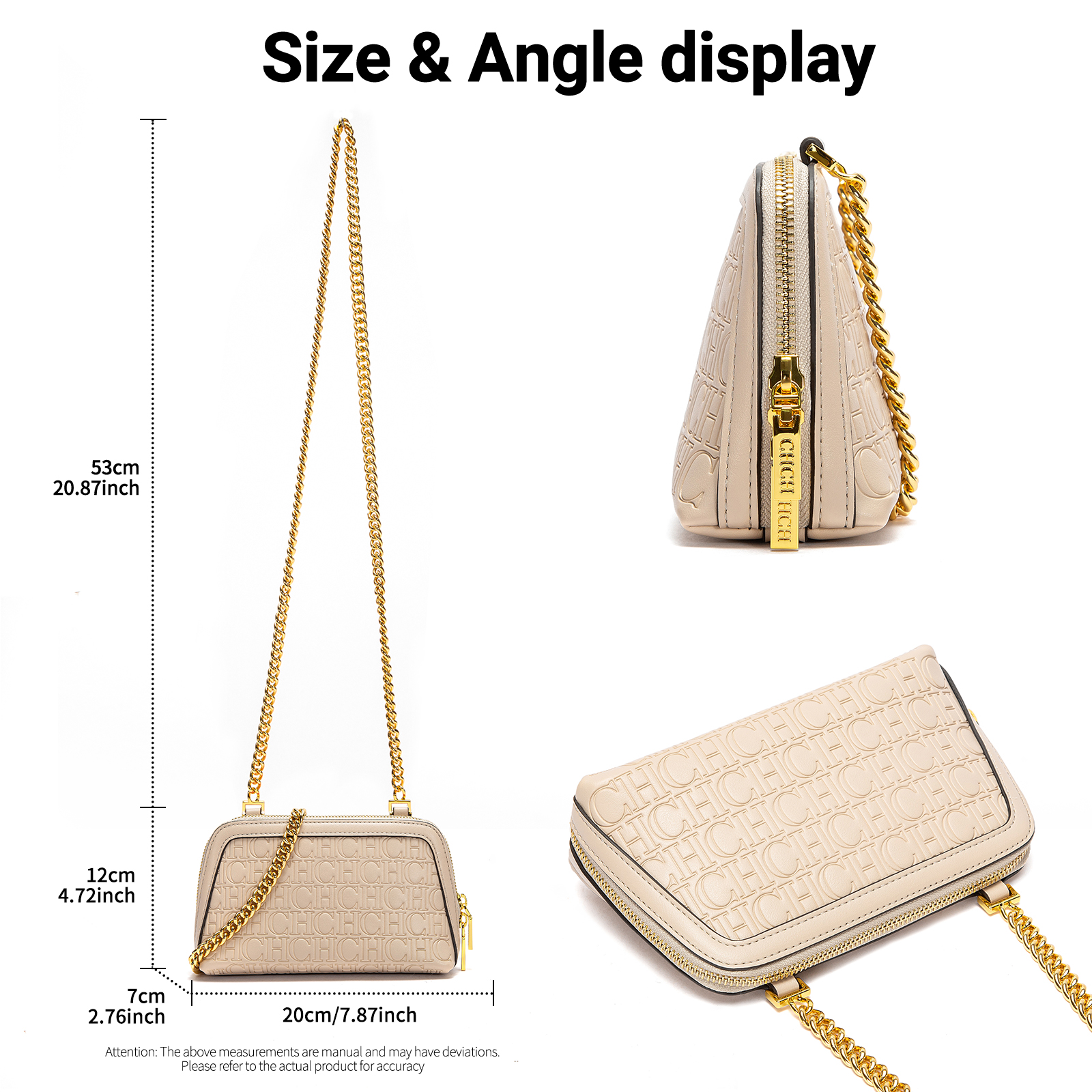 Women's Shoulder Bag New Mini Shell Bag Simple Metal Chain Bag