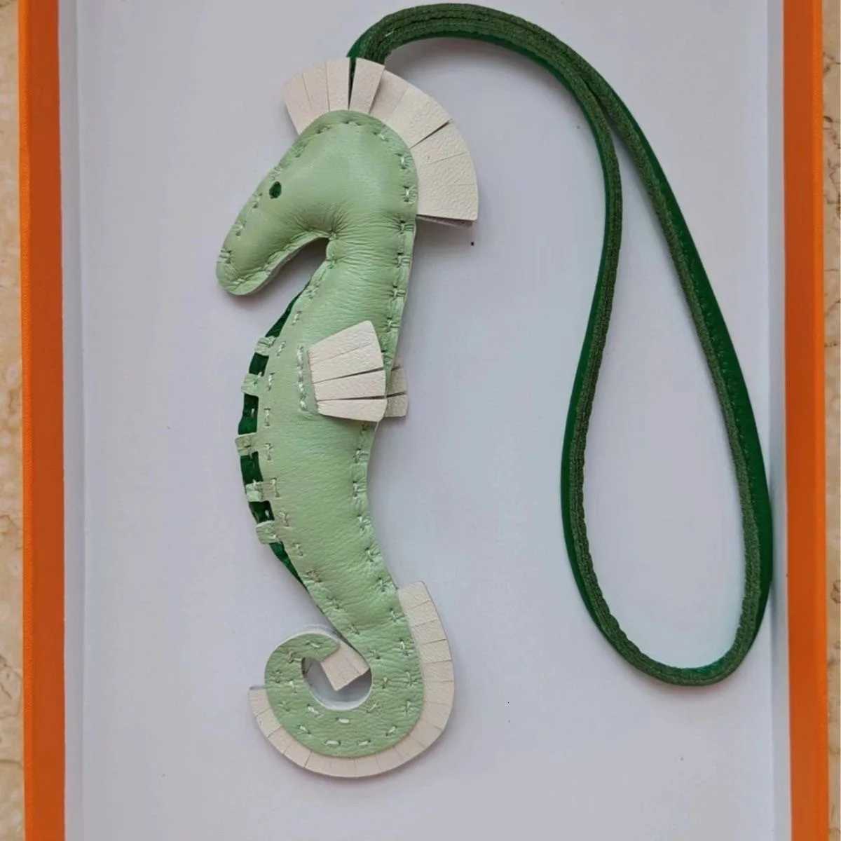 Little Seahorse Leather Car Keychain Bag Decoration Fashion Accessories X250822