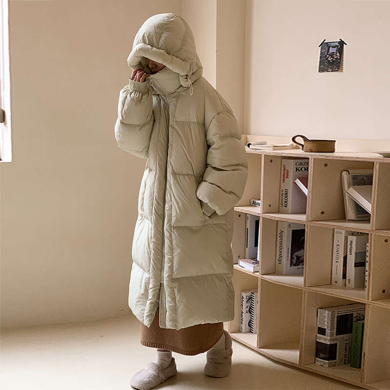 Mid-Length Women High-End Duck 2024 Winter New Korean Style Women's Down Jacket HD