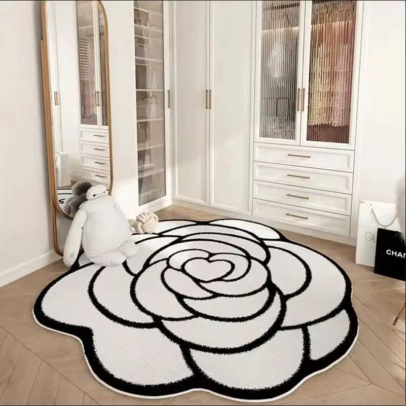 VIKAMA Light Luxury Premium Lia Irregar Circar Living Room Carpet Bedroom Blanket Study Swivel Chair Designer Floor Mat G250822