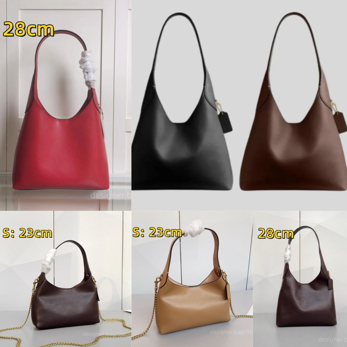 Brooklynn bag Designer Bag Leather Handbag High Quality Tote Bag Purses Designer Woman Handbag Shoulder Bag Big Luxury Fashion Tote Bag 39