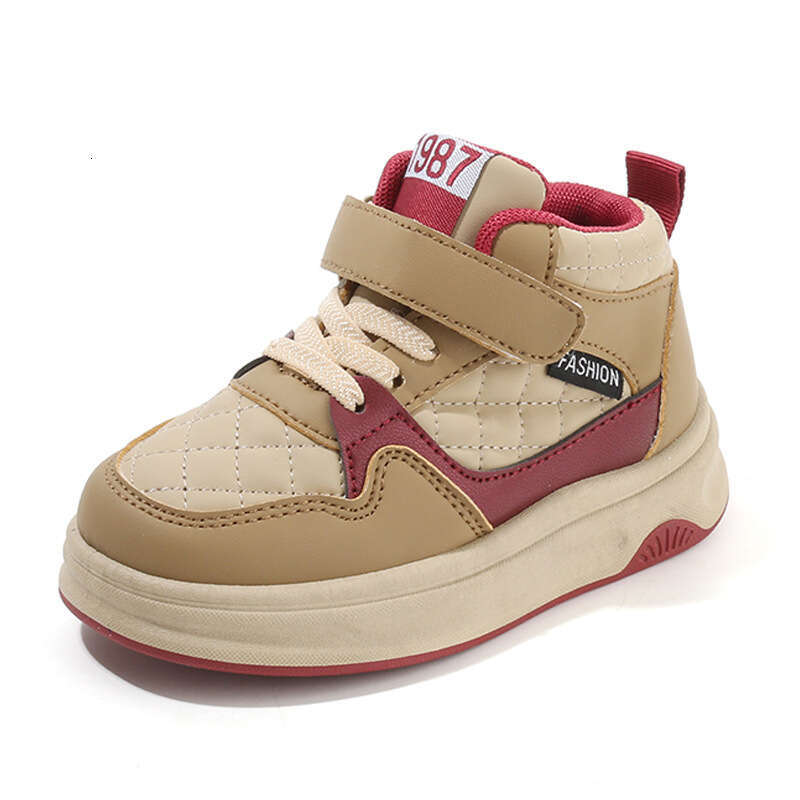 Childrens Sports 2025 Spring Autumn Boys Casual Sneakers High-top Lightweight Girls Bread Soft Sole Baby Shoes C260130