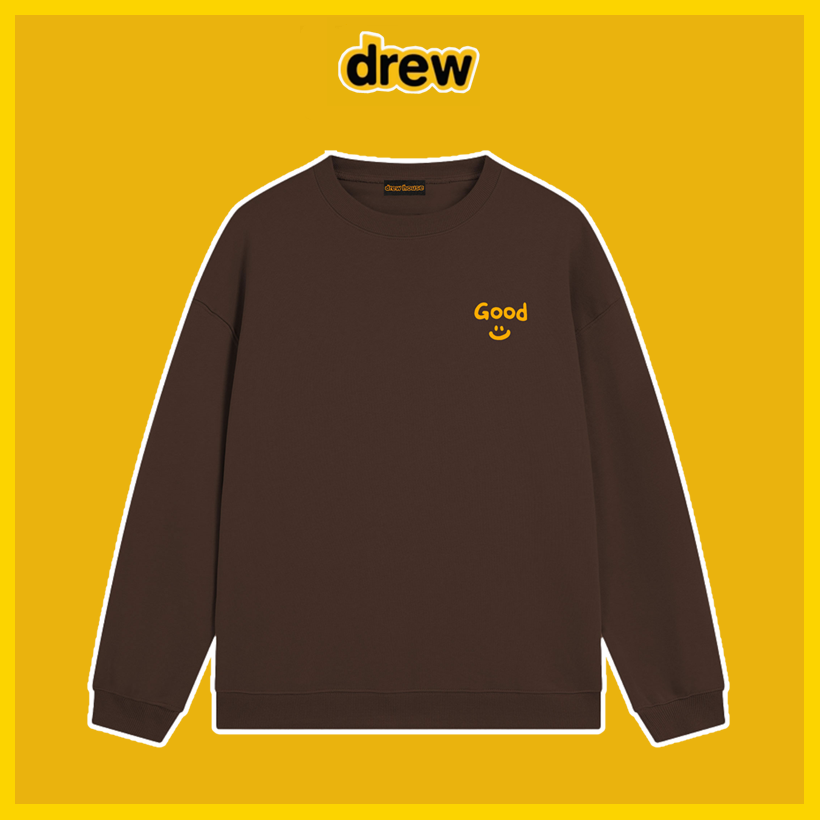 DREW HOUSE Designer New Hoodies Men and Women good Smiling face print Sweatshirts