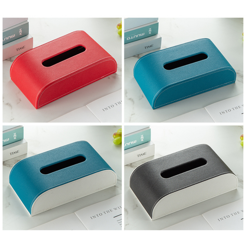 Creative Customizable Leather Paper Towel Holder for Cars - Premium Design