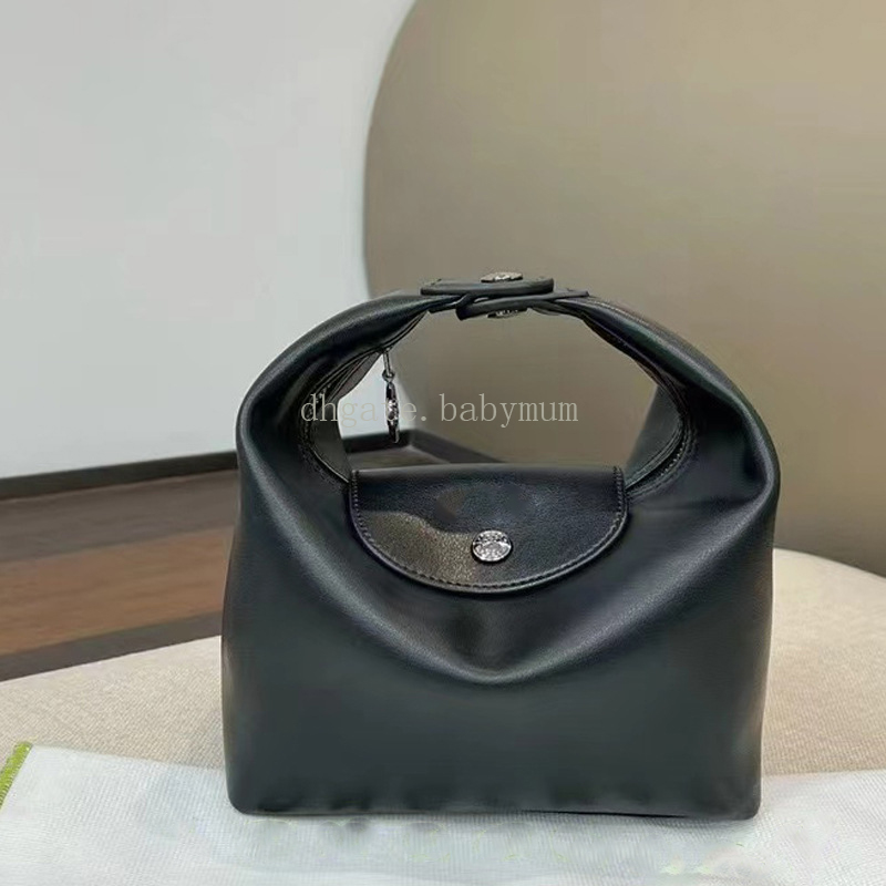 ladies cosmetic bag leather lunch bag handbag mini ponch flip zipper square bag fashion new commuter bag women travel exquisite bag