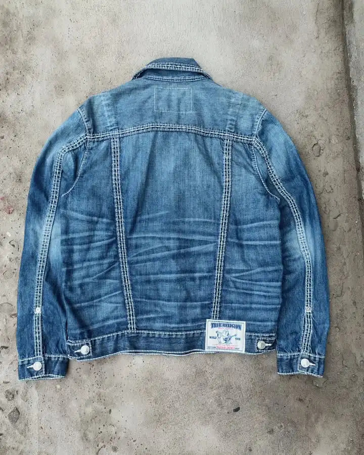 Jacket Denim Loose Two Piece Set Street Trend Men Women Comfort Vintage Pocket y Pattern Button Blue Clothing 250822