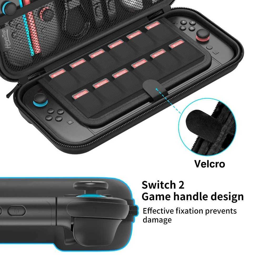 Carrying Case for Switch 2 Portable Waterproof Travel Bag with High-capacity Storage Protective for Switchs Console Accessories Y250822