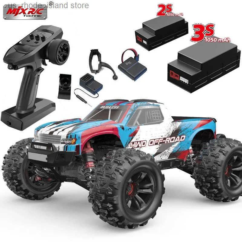 New MJX Hyper Go 16208 3S 1/16 Brushless RC Car Hobby 2.4g Remote Control Pickup Truck Model 4wd High-speed Off-road Boy Gift L250822