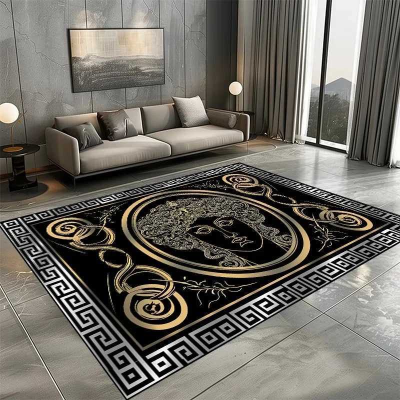 Modern Luxury Carpet for Living Ro Fashion Design Big Size Rugs Cloakro Non-slip Floor Mats Bedro Bedside Carpets He G250823b