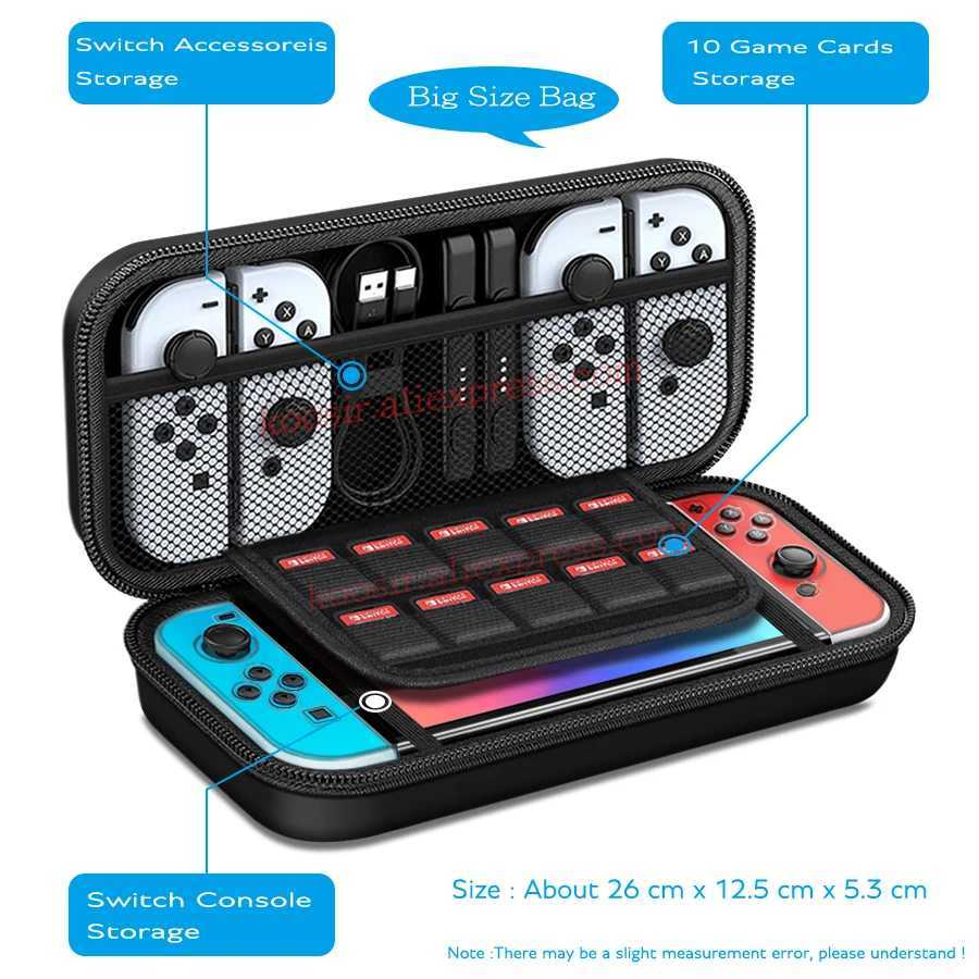 Nintendo Switch Portable Hand Storage Bag Switch Console EVA Carry Case Protective Shell for Switch Accessories Y250822