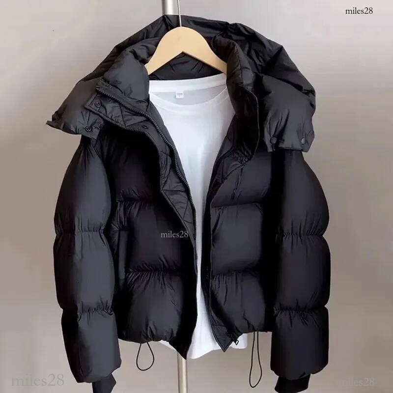 New Waterproof Down Cotton Padded Hooded Short Women's Winter Clothes Korean Style Puffer Jacket Coat Outwear Female