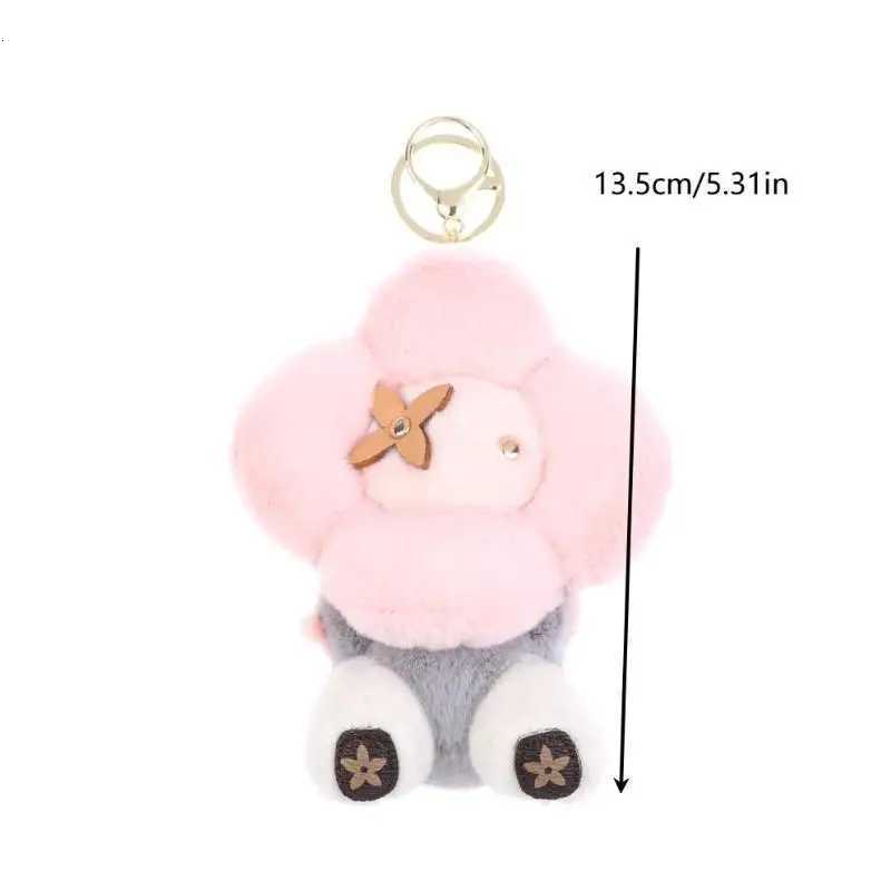 Decorative Plush Sunflower Doll for Womens Bag Car Backpack as Keychain 1/2PCS Z250822
