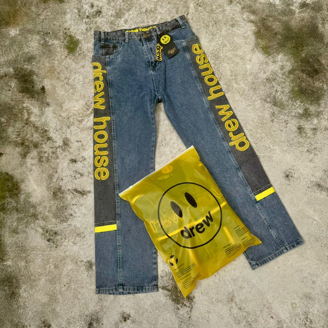 DREW HOUSE Design Jeans for Men and Women Casual Pants