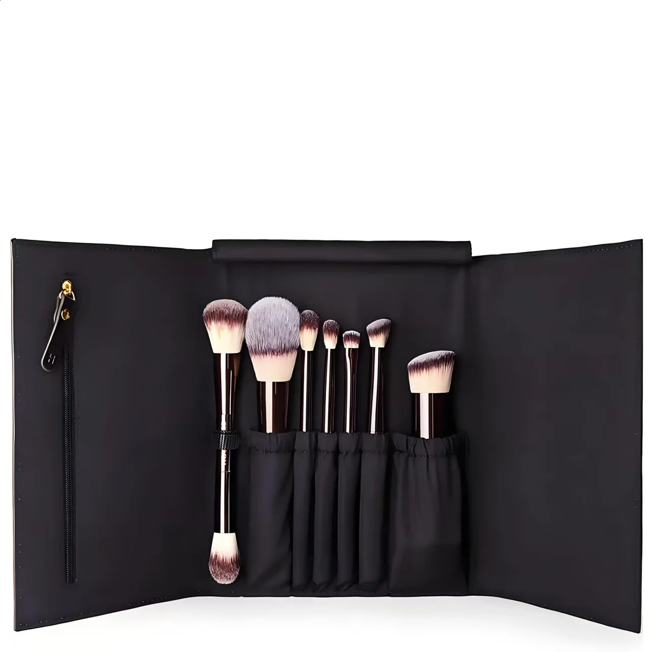 7pcs/set Hourglass Makeup brushes Powder Foundation Blush Eyeshadow Crease Make up brush Concealer with cosmetic bag Gift box 250818