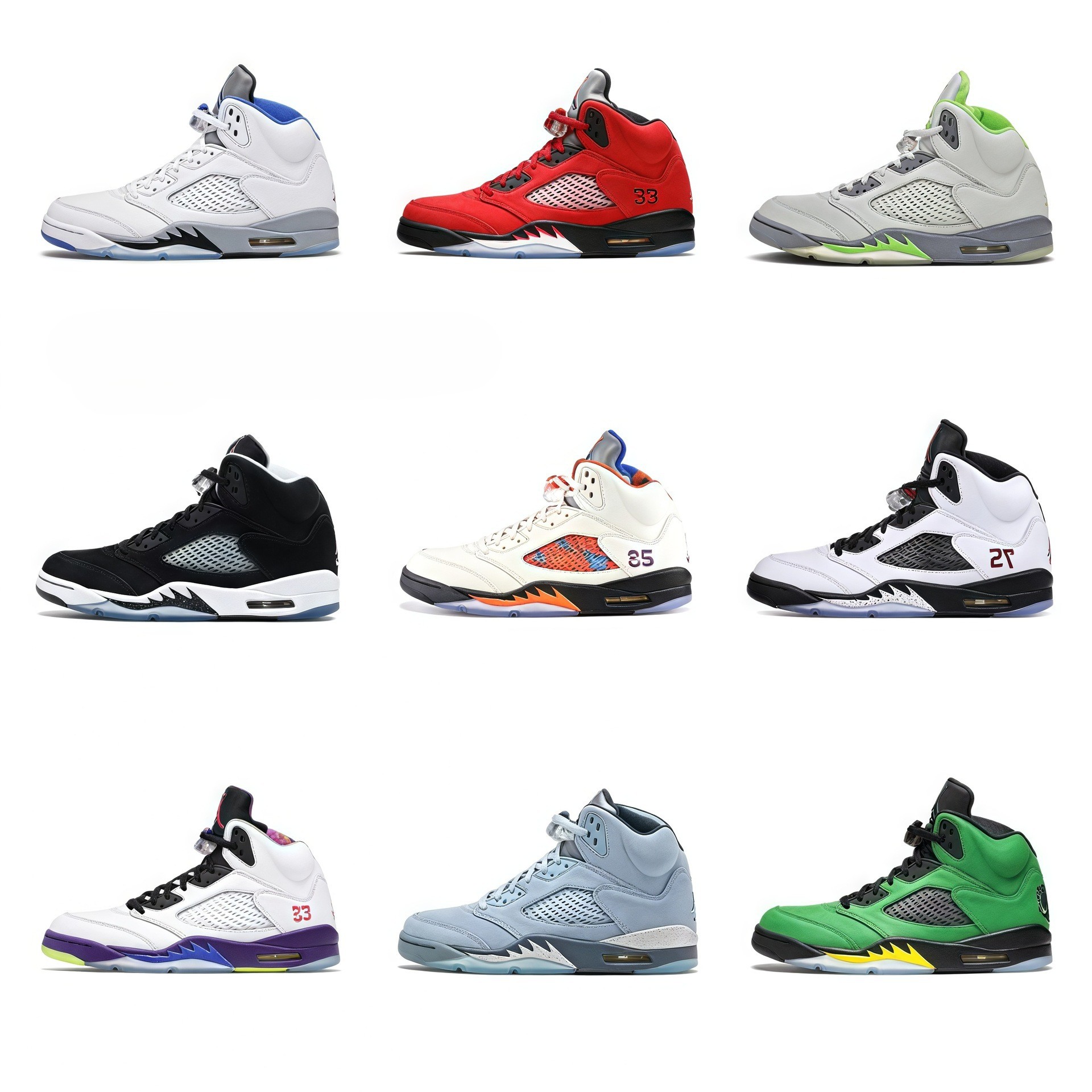 Designer Mens Womens Basketball 5 5s sneakers trainers Men shoe Sneaker Black Cats Navy Aqua UNC Lucky Green lue Raging Aqua Red Suede Jade Horiz