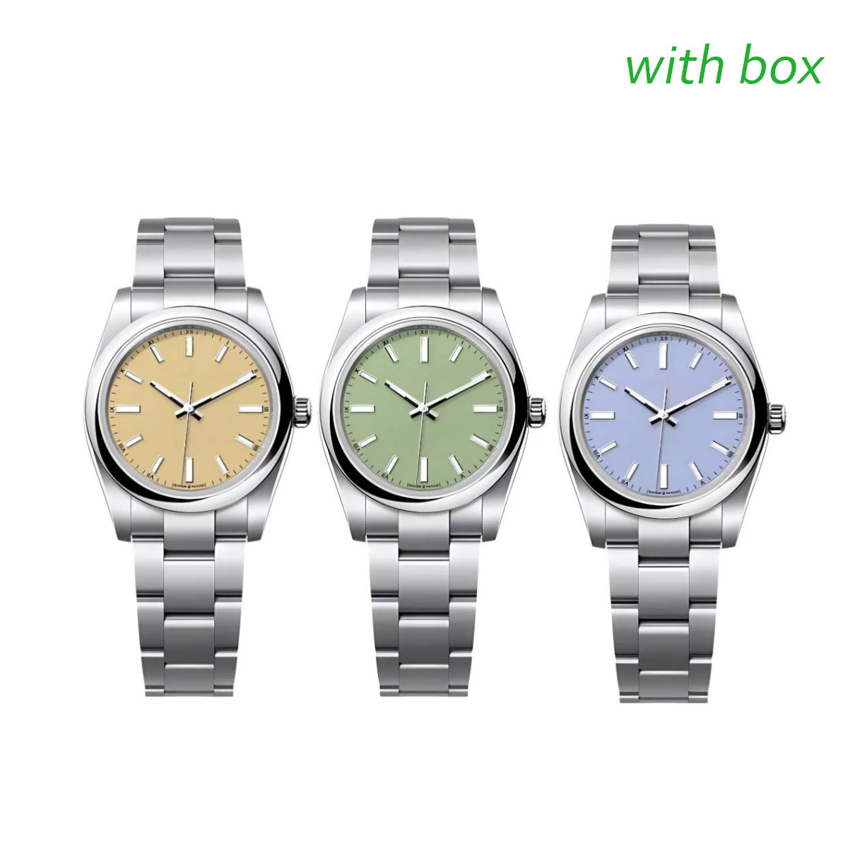 Mens Watch 36/41mm Automatic Women Watches Sapphire Luminous 904L stainless Steel Strap Wristwatches Luxury Designer Montres With Box and Papers