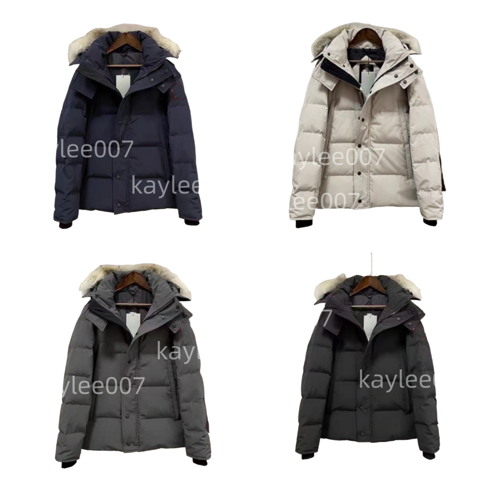 Designer winter puffer jacket mens down jacket men women parka Outerwear outdoor Wolf Fur Hooded black jackets womens parkas classic coat winterjacke coats 03
