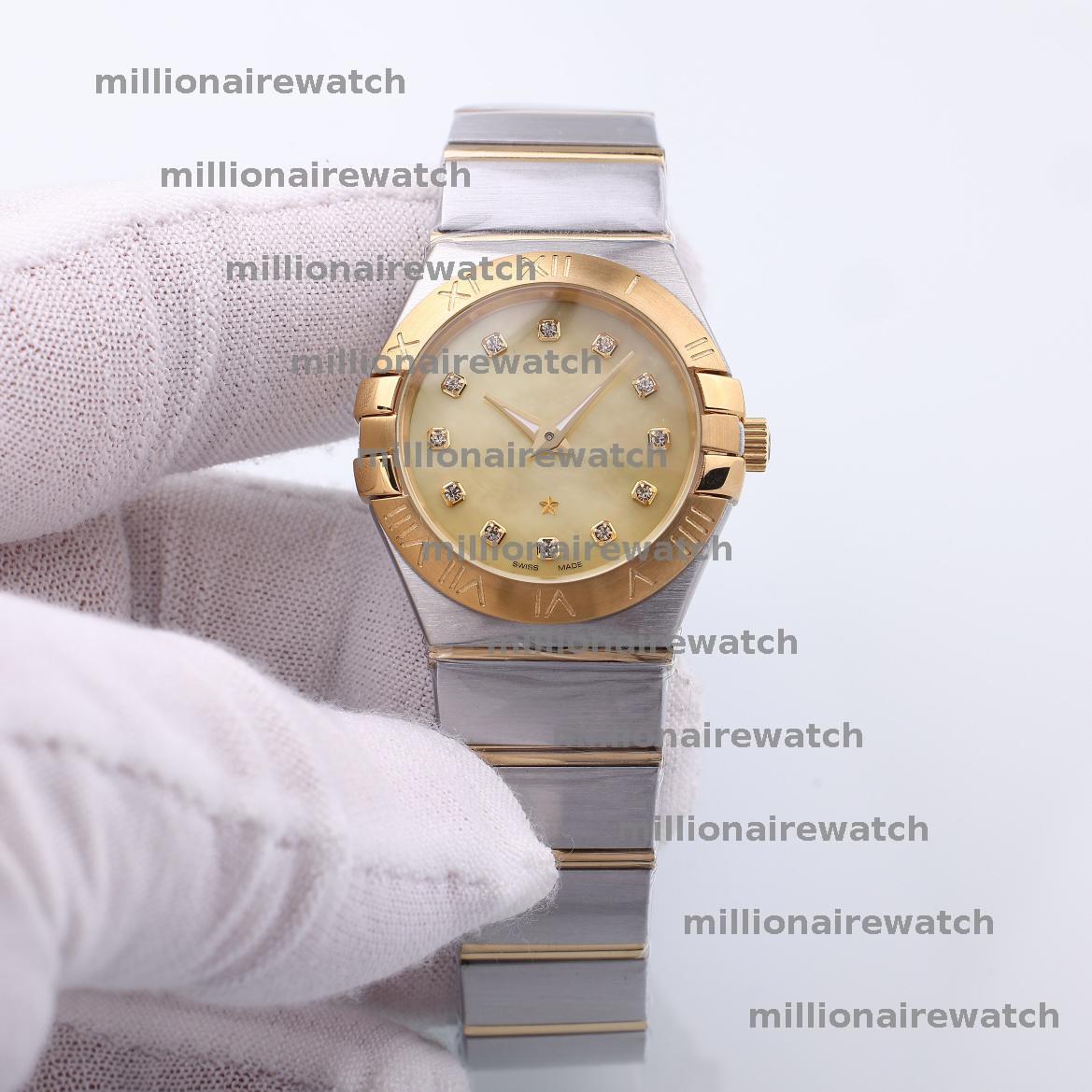 Designer Luxury High Quality Classic Constellation Watch Designer Watch Watch Women Ceramic 28MM Bezel Luxury Watch Quartz Movement Watch