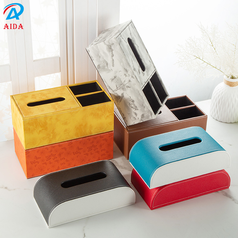 Creative Customizable Leather Paper Towel Holder for Cars - Premium Design