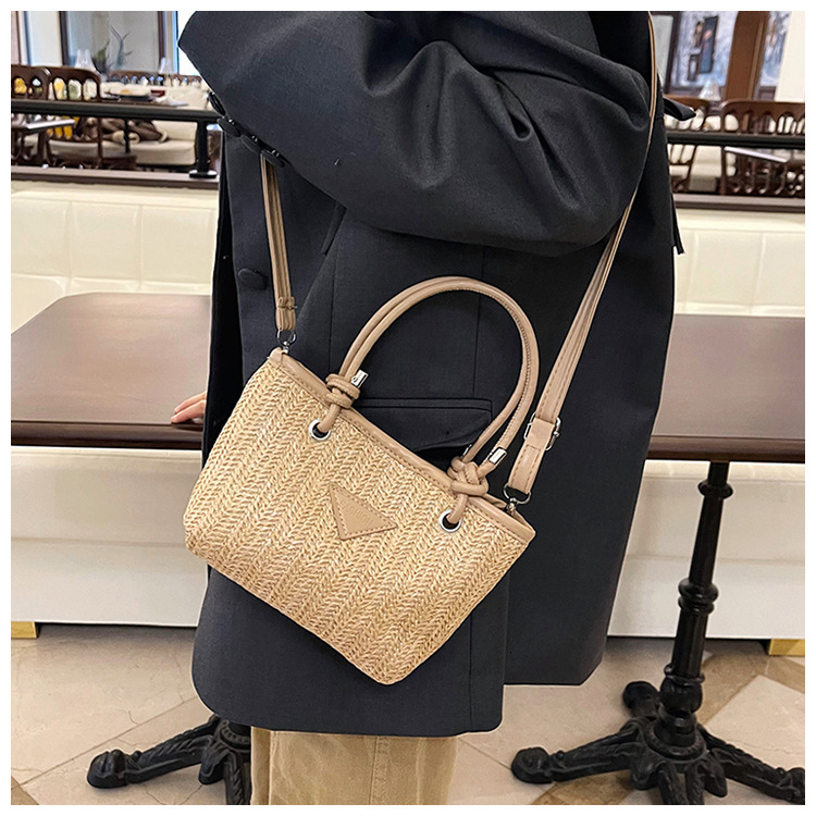 Free Delivery To Your Door Designer Bag Tote Bag 2025 Large Capacity Straw Handbag European And American Fashion Trend New Luxury Bag Single Shoulder 