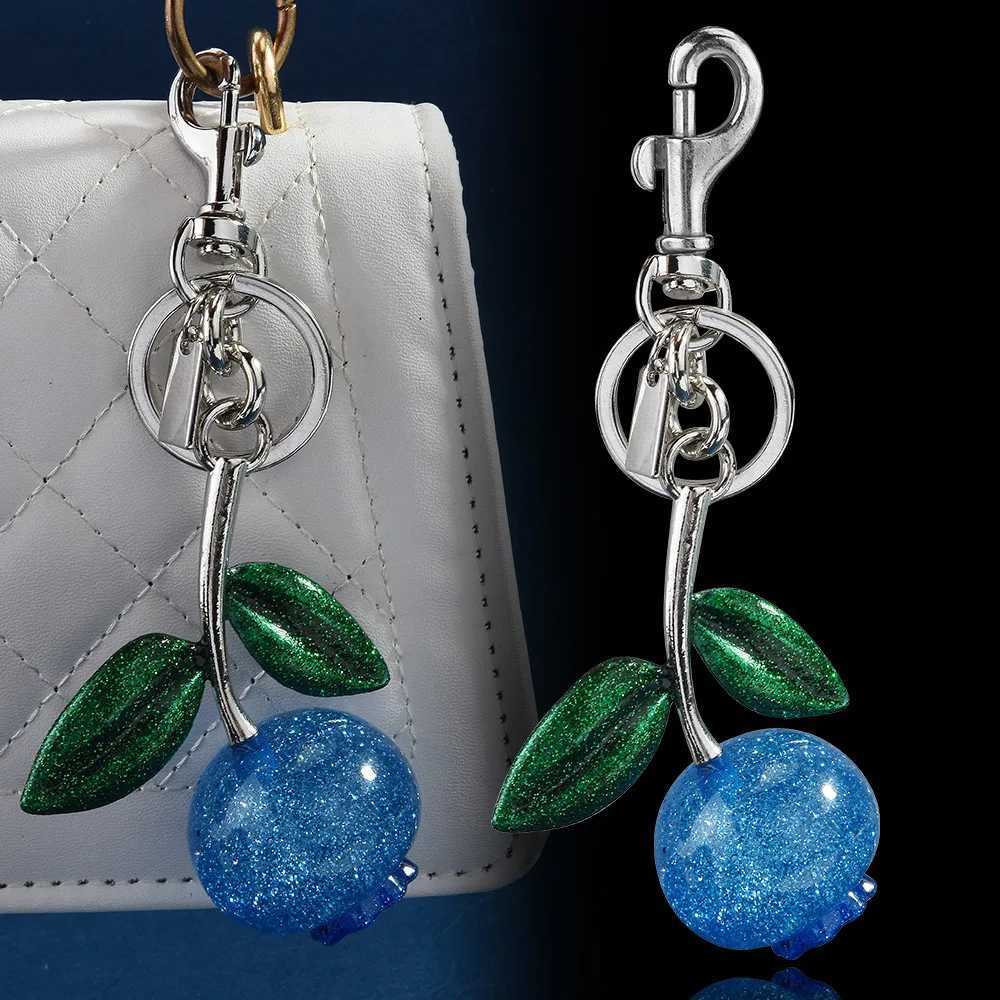 Small Fresh Countryside Blueberry Car Keychain Bag Pendant Fruit Accessories X250822