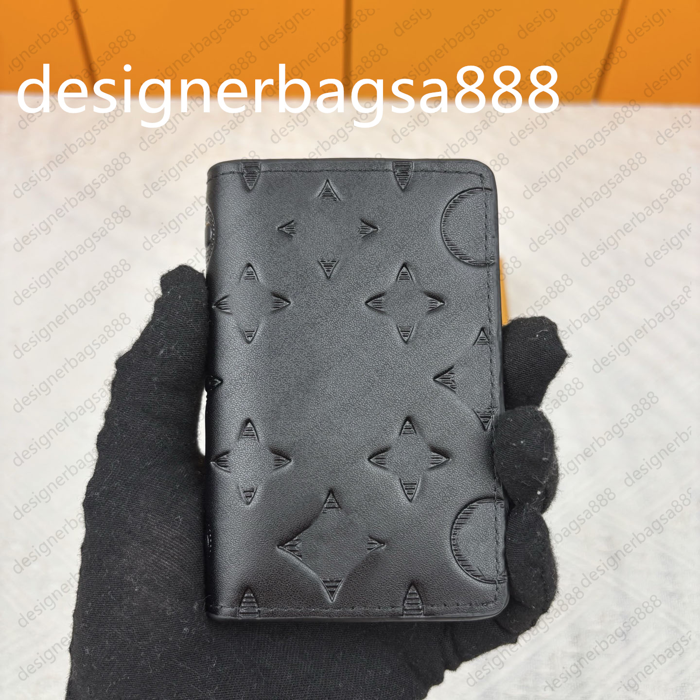 2025 Designer Mini Wallet for Men & Women Fashion Shadow Short Card Holder Premium Quality Classic Floral & Letters Small Purse Pocket Organiser with Orange Box