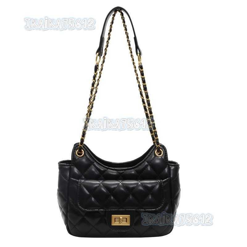 Classic Style Fashion Chain Handbag Embroidery Quilted Shoulder Bag for Women Trendy Crossbody Bag H250822