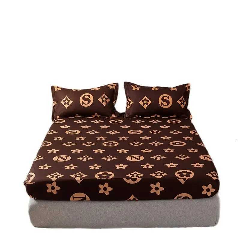 Luxury Flower Bed Sheet +lowcase Mattress Covers Designer Fitted Sheet Sets With Elastic G250822