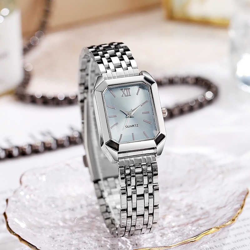 Gold Watches Women Elegant Small Square Dial Ladies Quartz Watch Simple Fashion Female Clock Womens Watch W250724