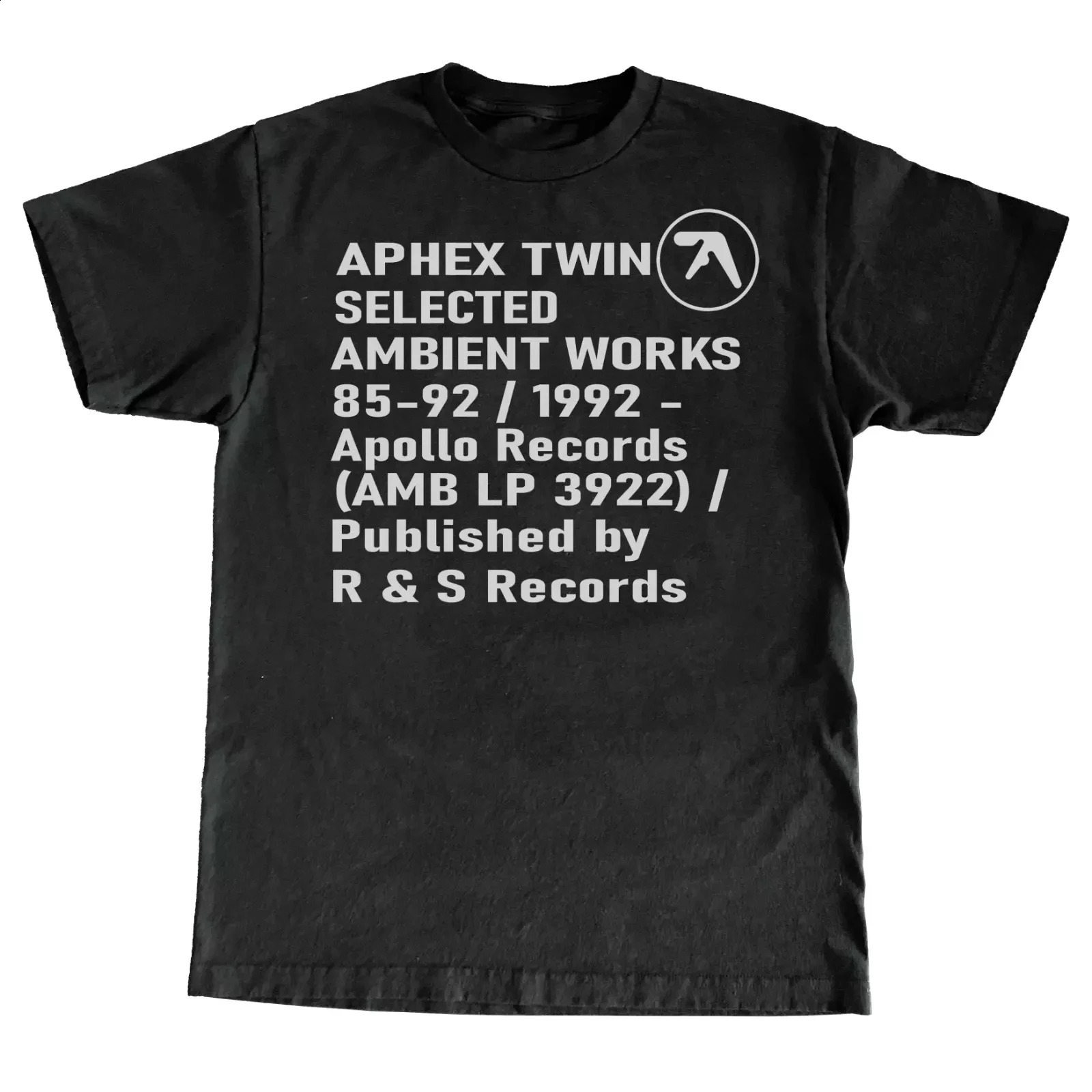 Aphex Twin Selected Ambient Works Cotton T-shirt Unisex Men Women Short Sleeve Arrival Fashion Tee Casual Daily Tops 250822