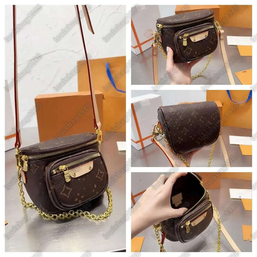 Designer Mini Bumbag Cross Body Bum Bags Fashion Shoulder Bags Waist Bag Belt Sling Bag Woman Leather Chest Package Luis Purse Luxury Outdoor Sport Wallet Fanny Pack