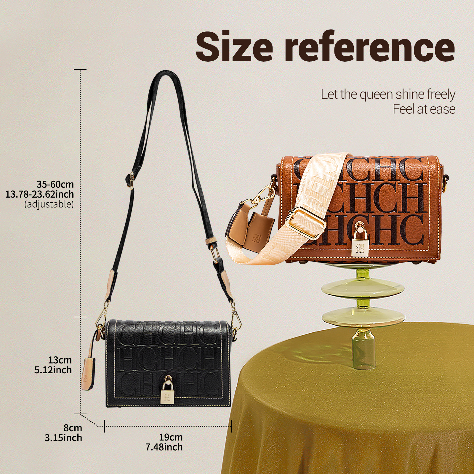 Stylish Multicolored Embroidered Handbag With Customizable Strap Length