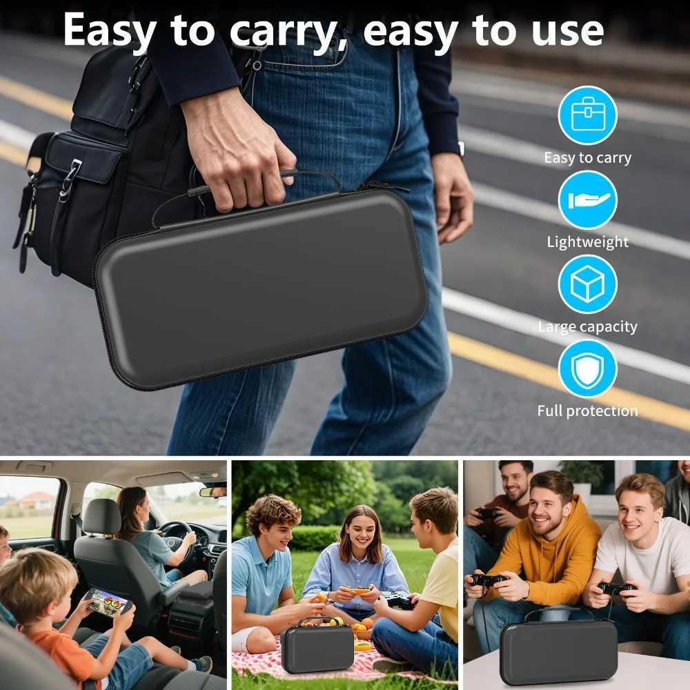 Carrying Case for Switch 2 Portable Waterproof Travel Bag with High-capacity Storage Protective for Switchs Console Accessories Y250822