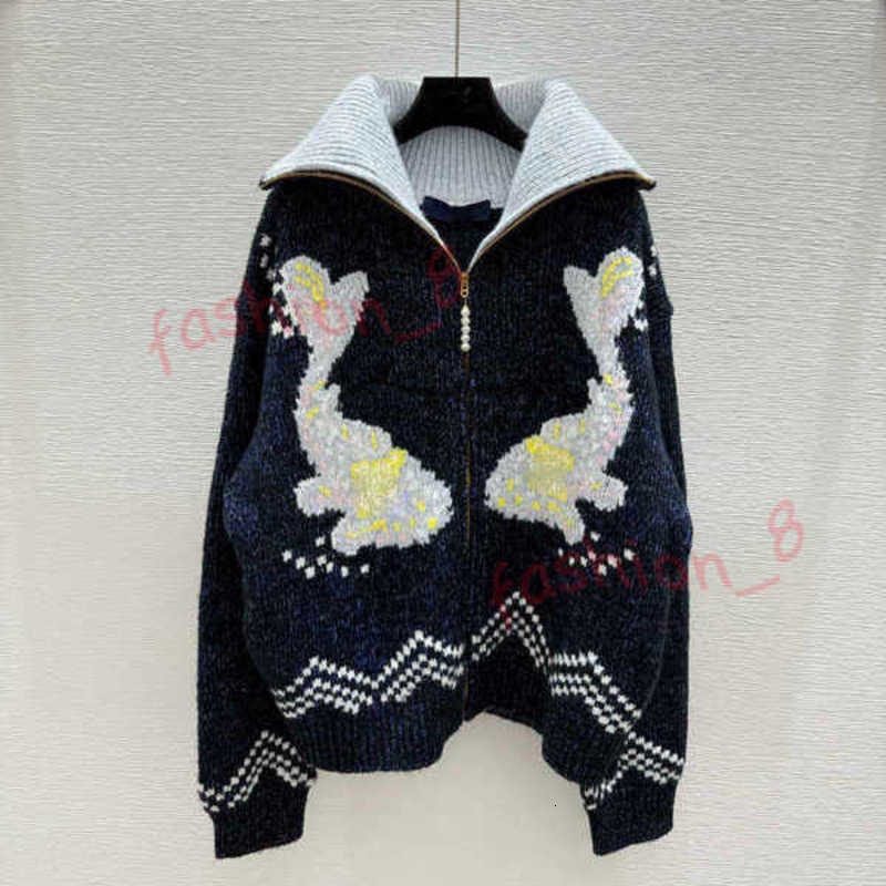 Womens Cardigan coat Sweaters Designer Wool Sweater jacket Winter Warm Knits Shirts Long Sleeves Woman Classic Sweatshirt Tops Embroidery Shirt