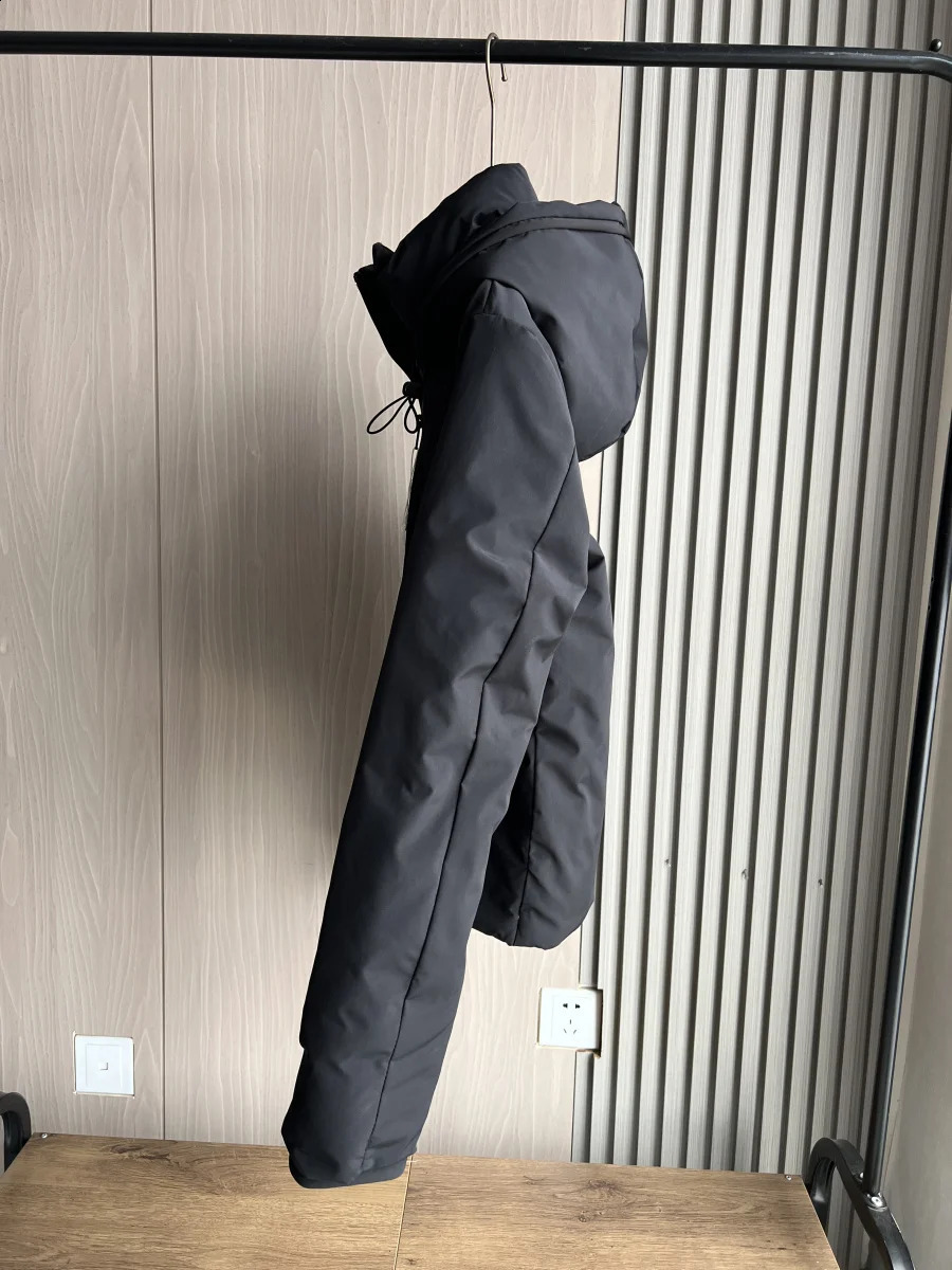 ETJ AutumnWinter TRAF womens short wind waterproof hooded thick warm cotton jacket Outdoor coat 4749703 250911