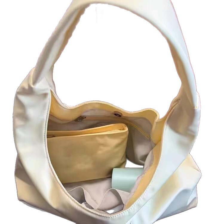 Designer Bag Yellow Nylon Canvas Bag For Women 2025 New Luxury Bag Free Delivery To Your Door Large Capacity Shoulder Tote Bag Korean Style Versatile 