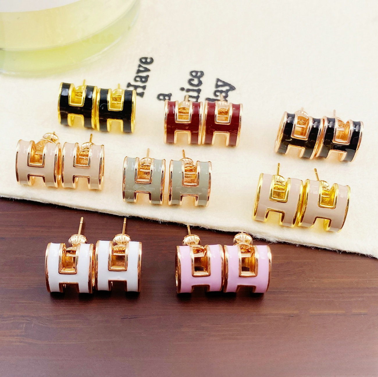 Classic H Earrings Exquisite And High-end Design Earrings For Women Jewellery Luxury Stud Girls For Party Jewelry