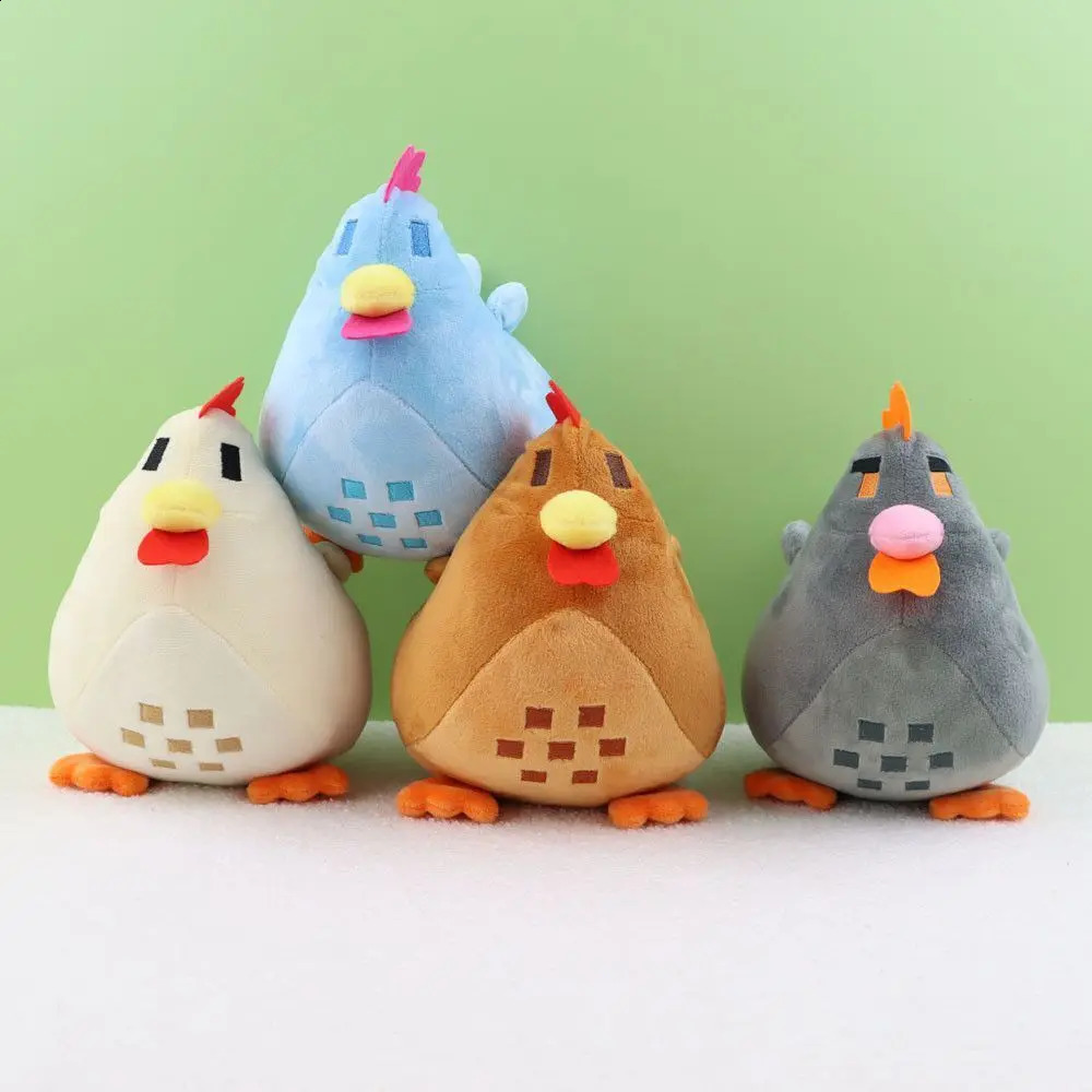 22cm Adorable Stardew Valley Chicken Plush Toys Soft Stuffed Animal Pillow Kids Christmas Gifts Home Decoration 250822